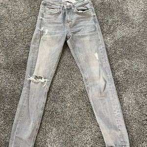 Zara grey skinny jeans